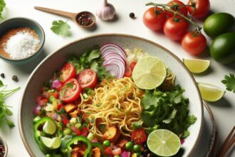 Savor the Zesty Twist of Authentic Mexican Noodles Delight