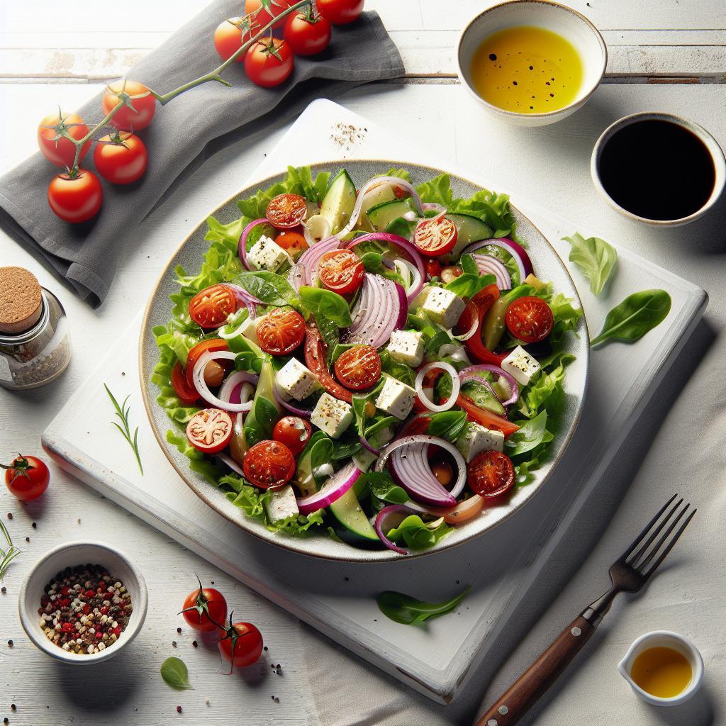 Fresh Flavors: Crafting the Perfect Italian Salad with Vinaigrette