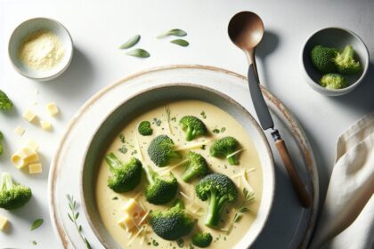Savor the Richness: Creamy Broccoli and Cheese Soup Delight