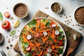 Bright and Nutritious: Lentil and Carrot Salad Fusion