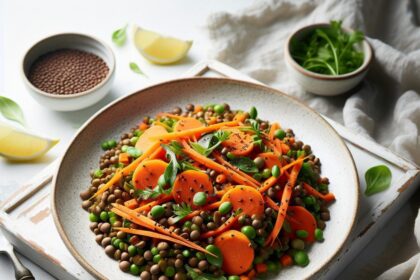 Bright and Nutritious: Lentil and Carrot Salad Delights
