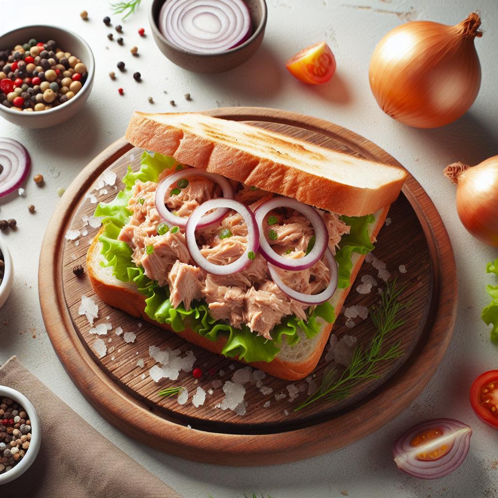 The Ultimate Tuna and Onion Sandwich: A Savory Delight