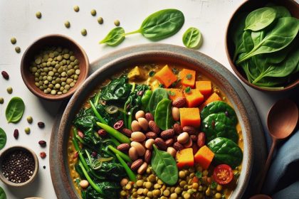 Wholesome Lentil and Spinach Curry: A Nutritious Delight