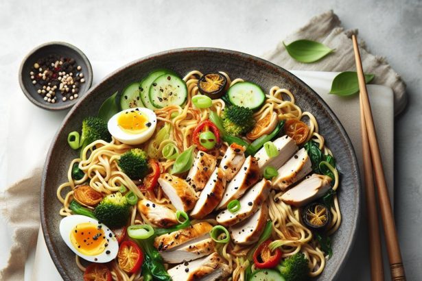 Savory Chicken Noodles: A Delicious Twist on Classic Comfort