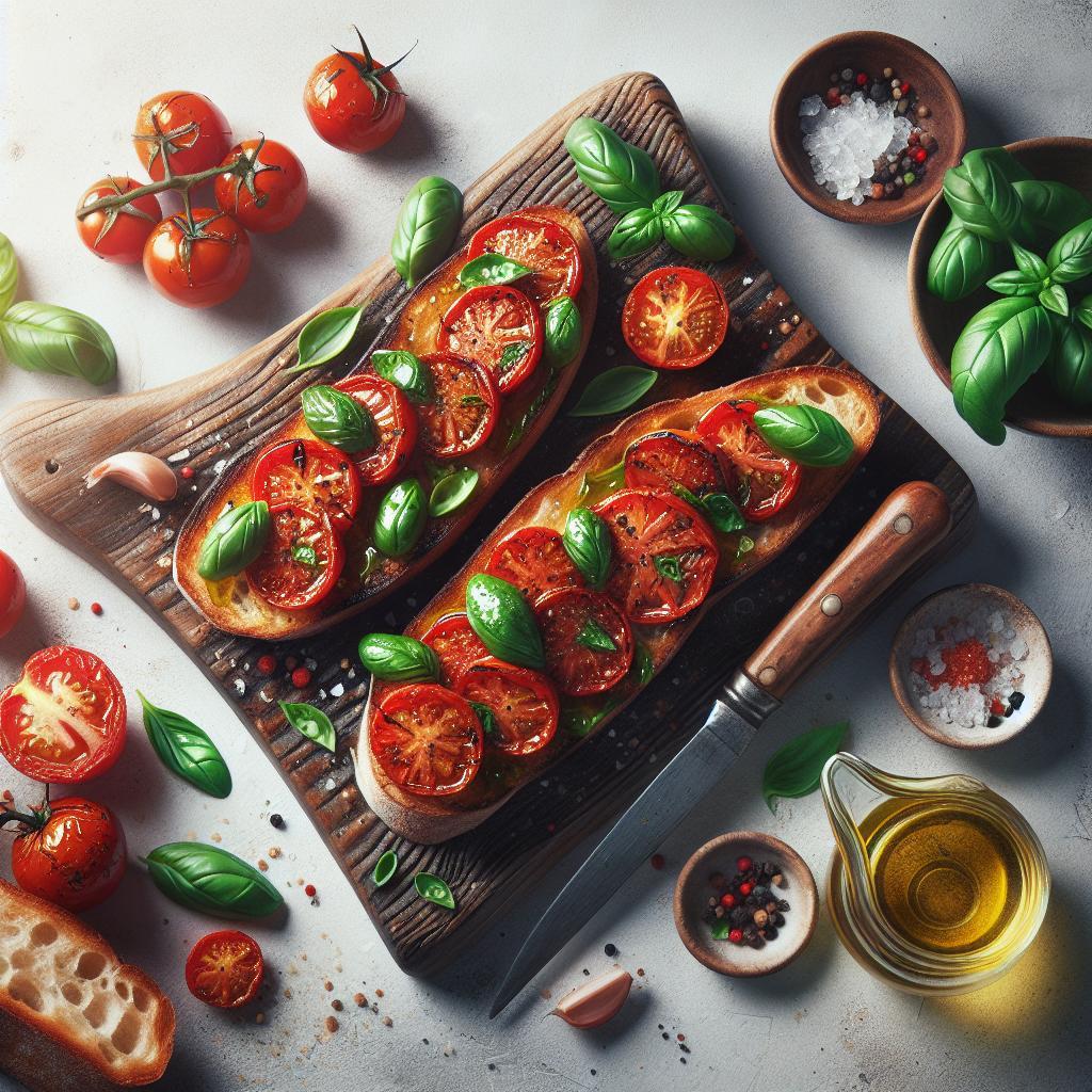 Savor the Flavor: How to Make Perfect Roasted Tomato Bruschetta