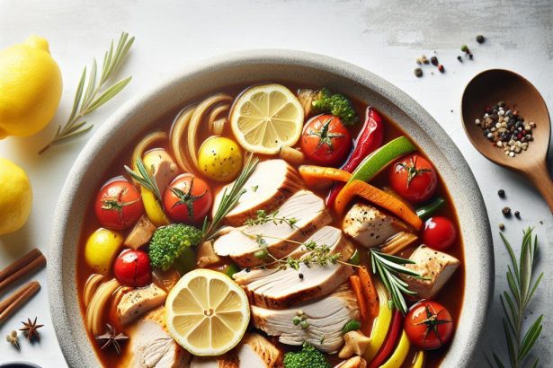Zesty Turkey and Lemon Stew: A Tangy Twist on Tradition