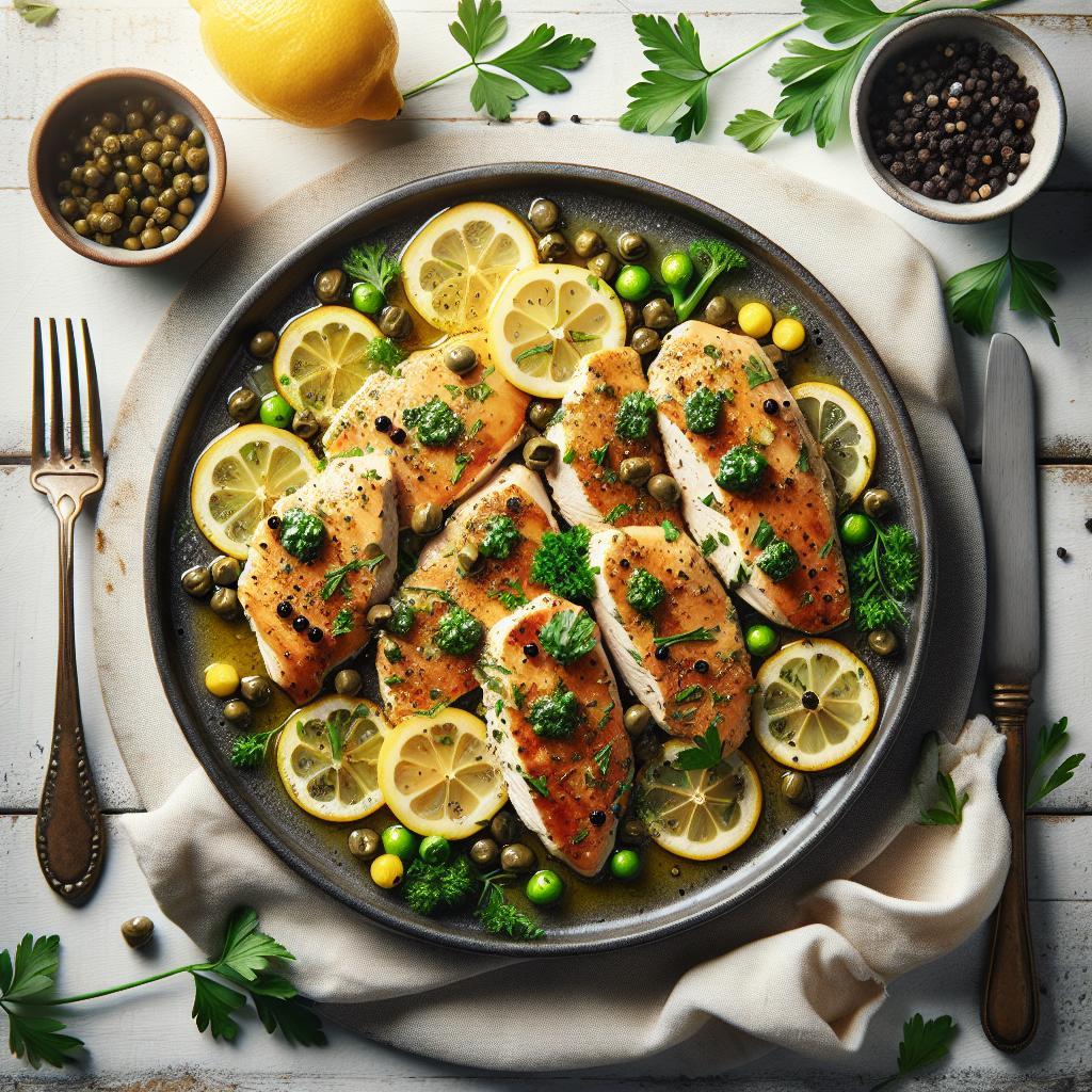 Zesty Chicken Piccata: A Tangy Twist on Classic Flavor