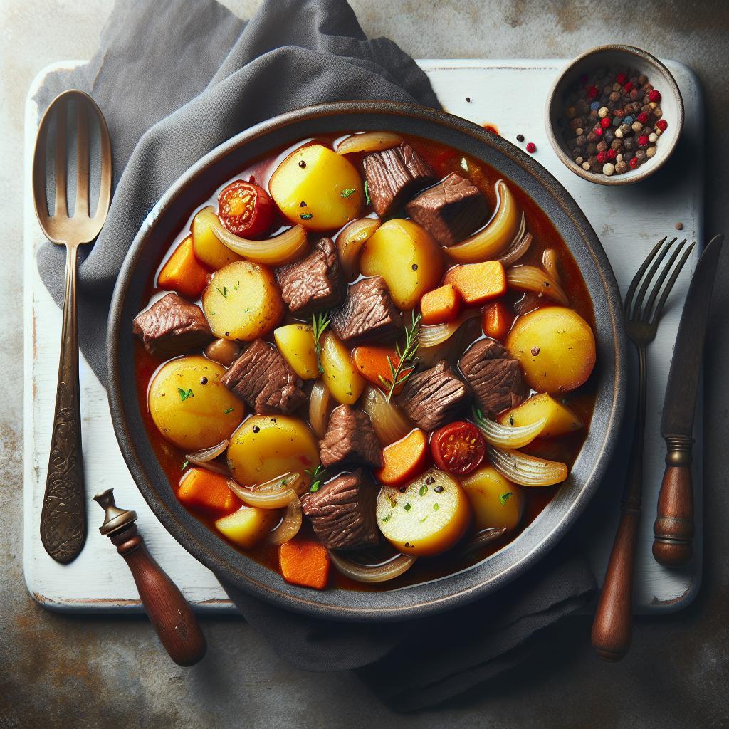 Hearty Beef and Potato Stew: A Comfort Food Classic Recipe