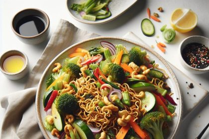 Crispy Vegetable Fried Noodles: A Flavorful Veggie Delight