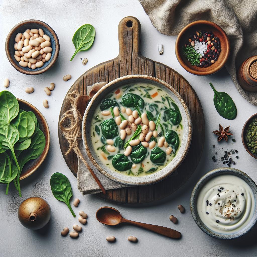 Wholesome White Bean & Spinach Soup: A Nutritious Delight