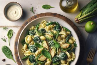Rich & Creamy Spinach Artichoke Pasta: A Flavorful Delight