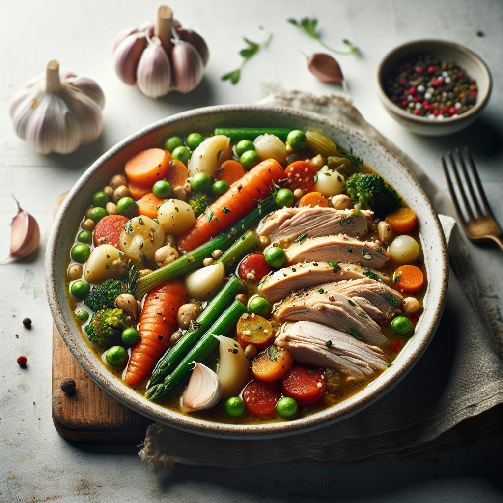 Hearty Turkey and Garlic Stew: A Savory Comfort Classic