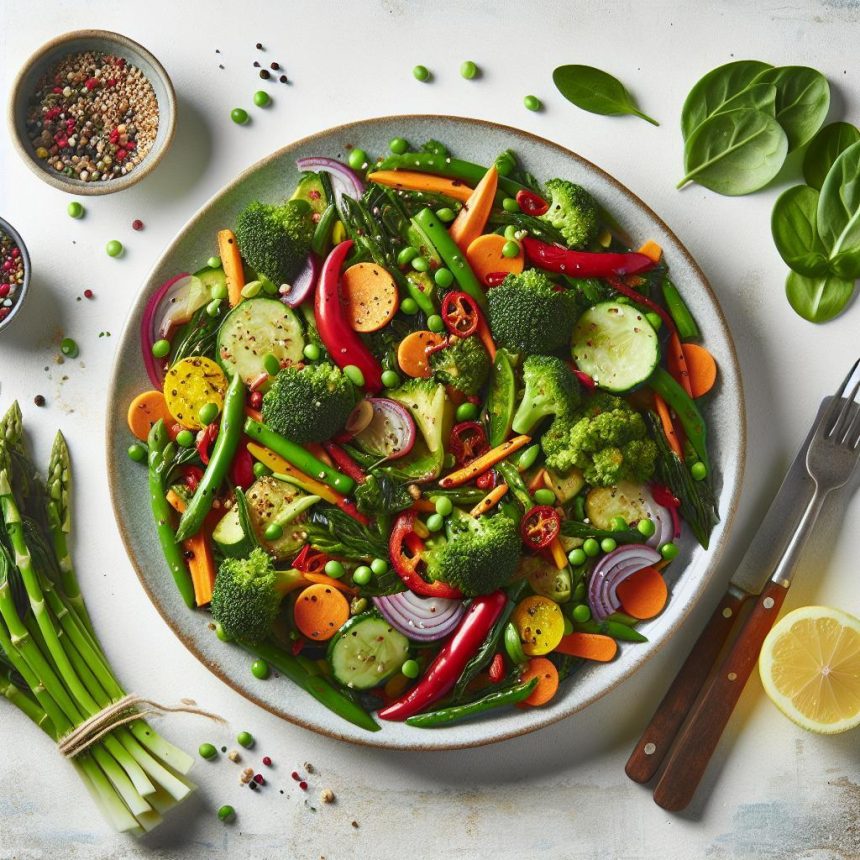 Vibrant Veggie Stir: A Colorful Twist on Healthy Eating