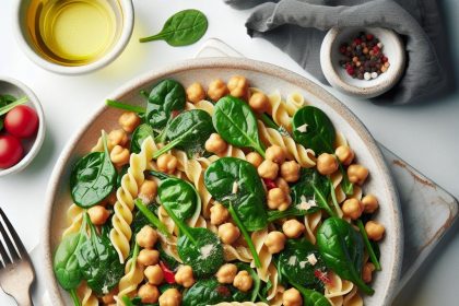 Wholesome Chickpea & Spinach Pasta: A Nutritious Delight
