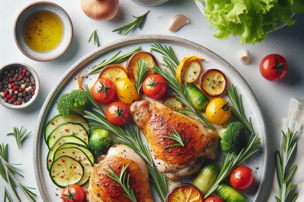 Rosemary-Infused Baked Chicken Thighs: A Savory Delight