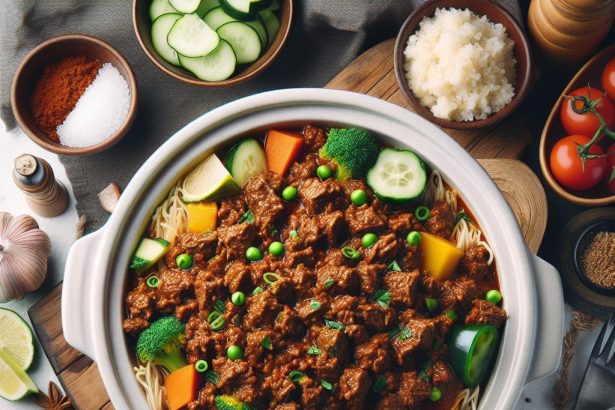 Slow-Cooked Beef Keema: Flavorful Comfort in a Crockpot