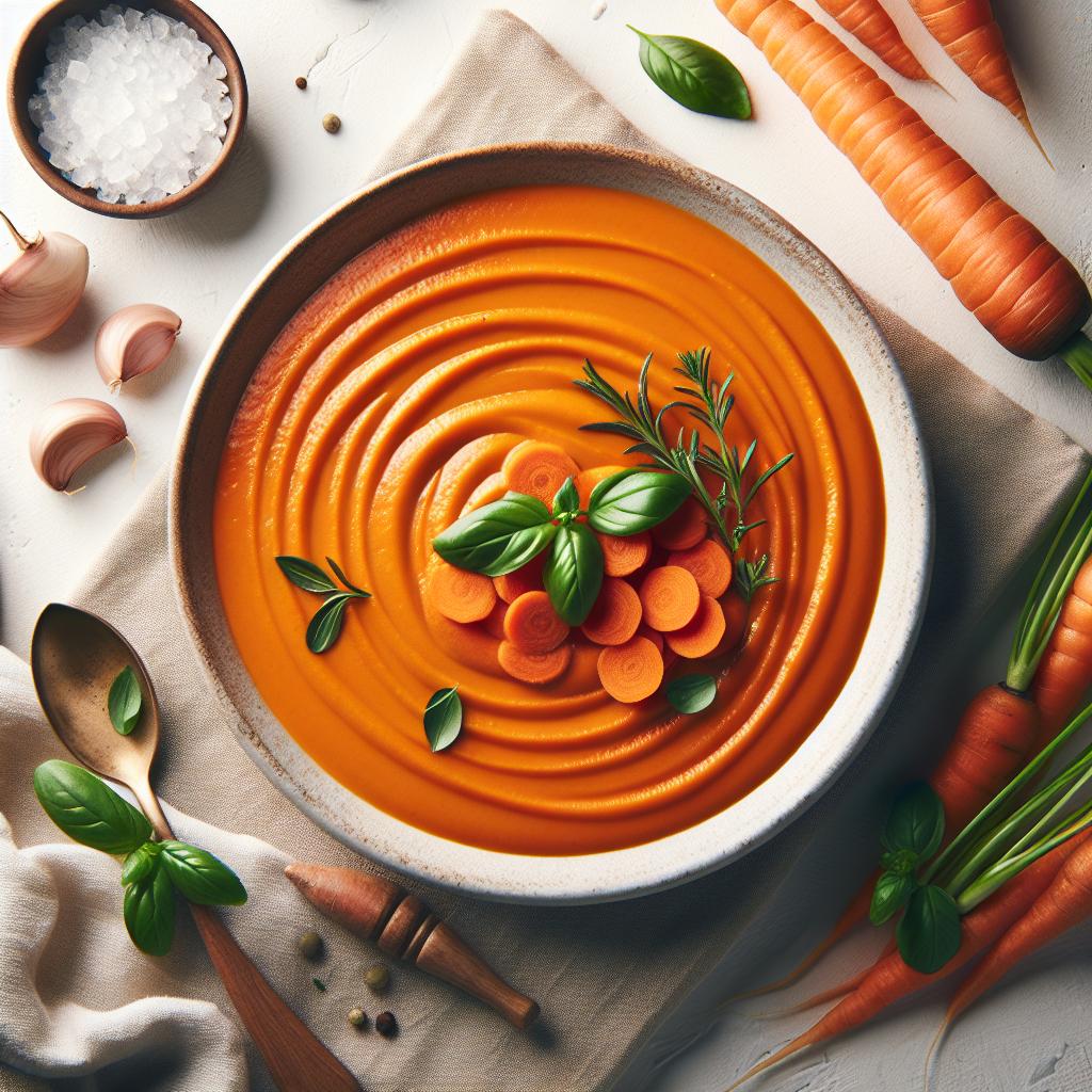 Velvety Carrot Soup: A Nourishing Creamy Delight Recipe