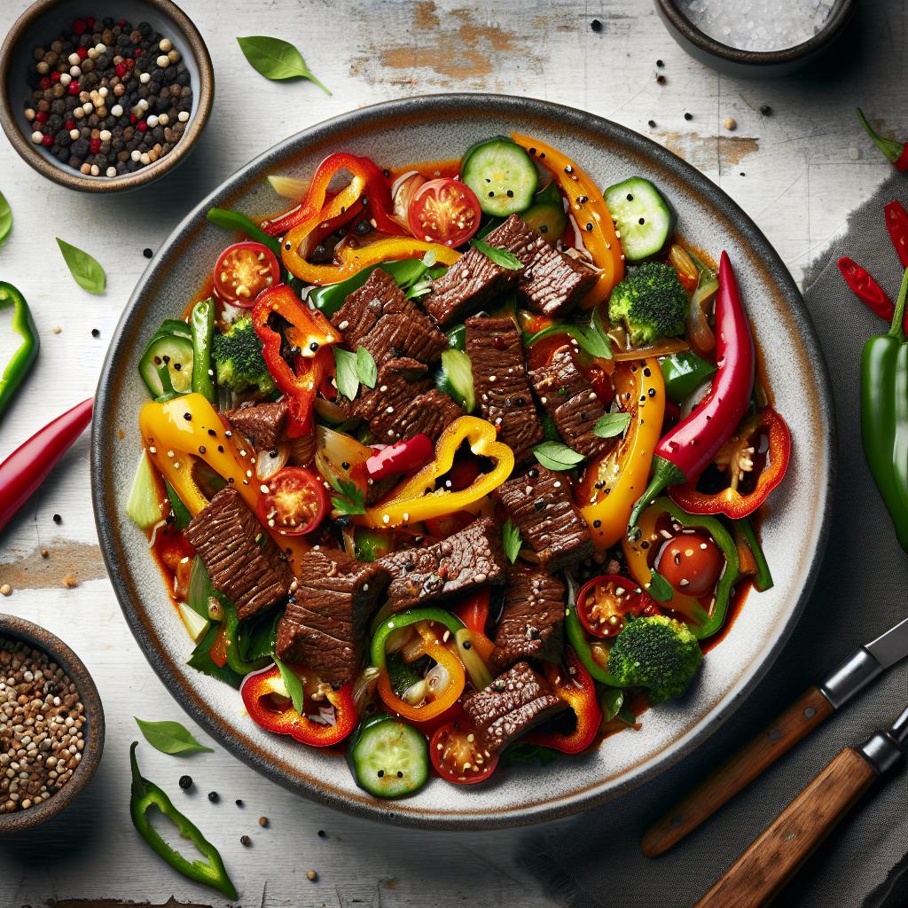 Beef Pepper: Spicy Delight with Bold, Savory Flavors