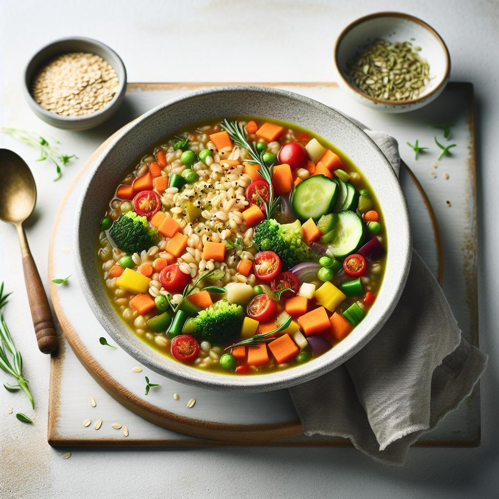 Wholesome Vegetable Barley Soup: A Nutritious Comfort Bowl