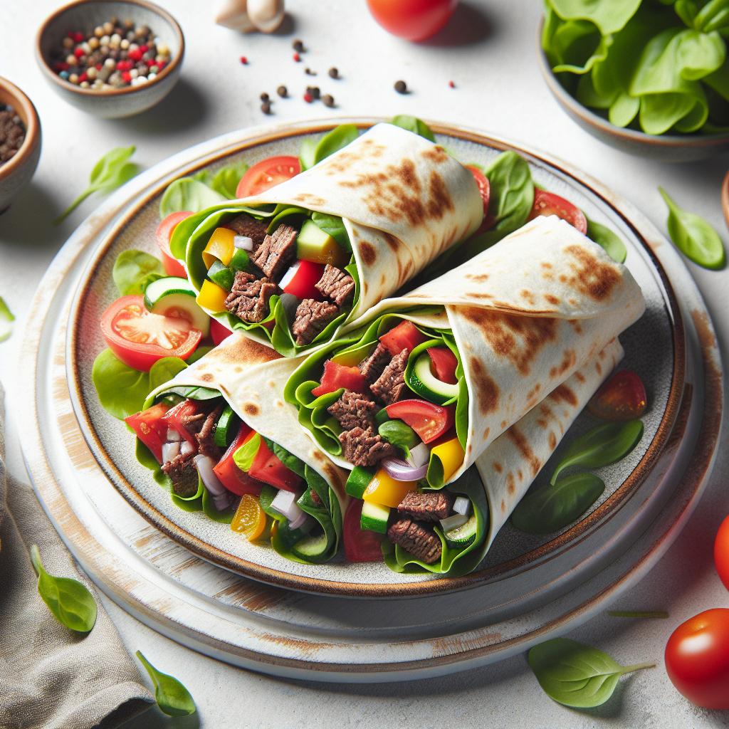 Beef Wrap Delights: Tasty, Quick, and Nutritious Bites