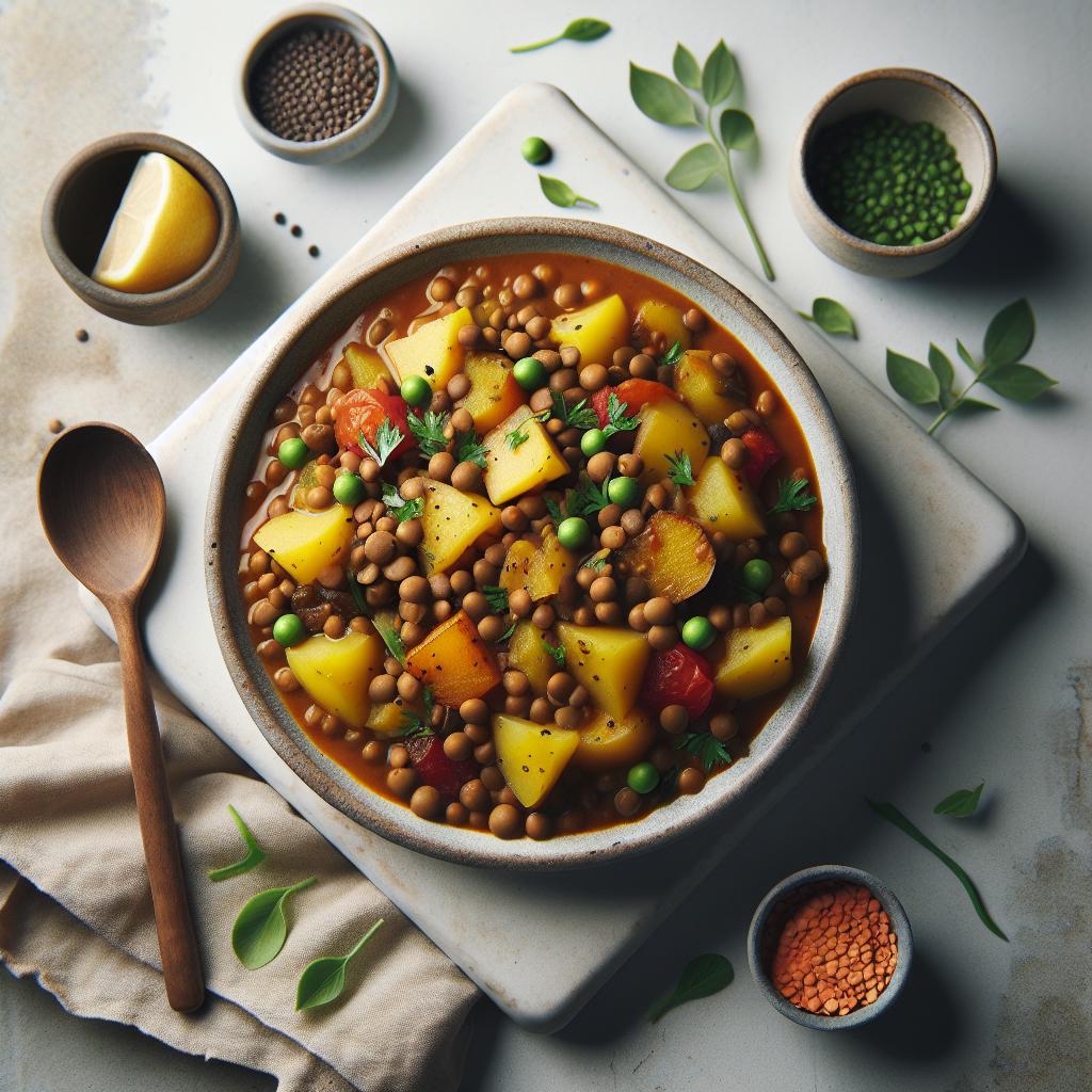 Hearty Lentil and Potato Stew: A Nutritious Comfort Bowl