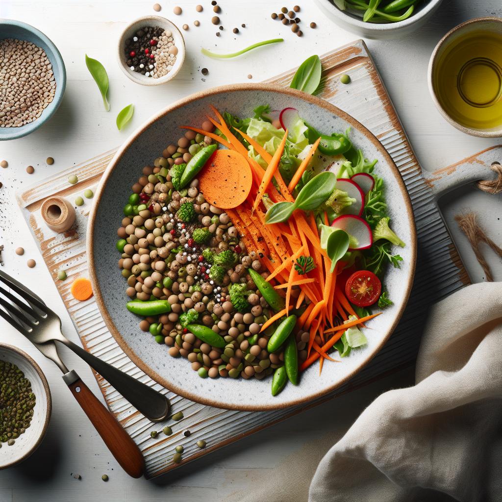 Bright and Nutritious: Lentil and Carrot Salad Delights