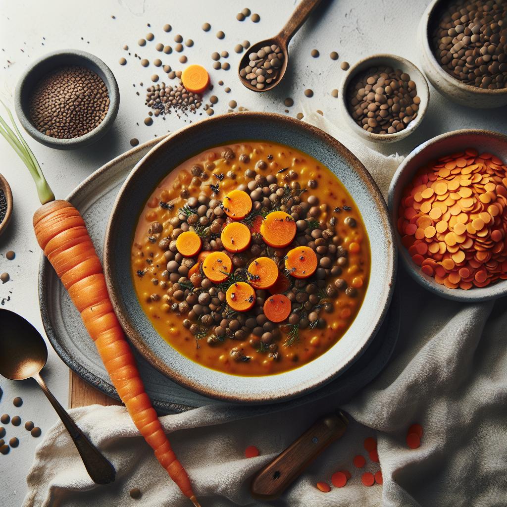 Hearty Lentil Soup with Carrots: A Nutritious Comfort Bowl