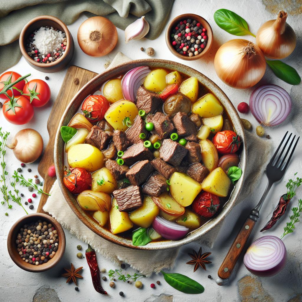 Hearty Beef and Potato Stew: A Comfort Food Classic Recipe