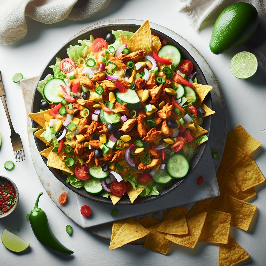 Crunchy Chicken Nachos: A Flavor-Packed Fiesta Recipe