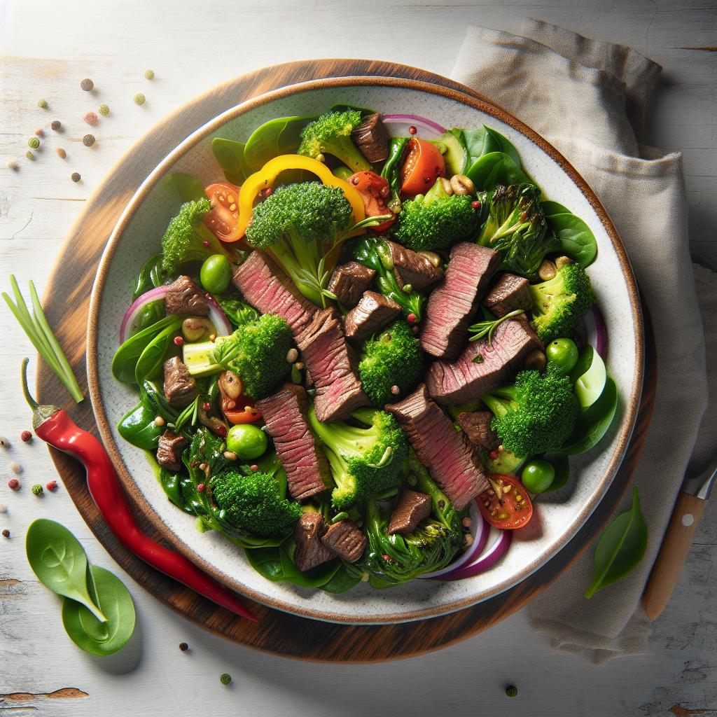 Beef Veggie Delights: A Savory Blend of Meat and Greens