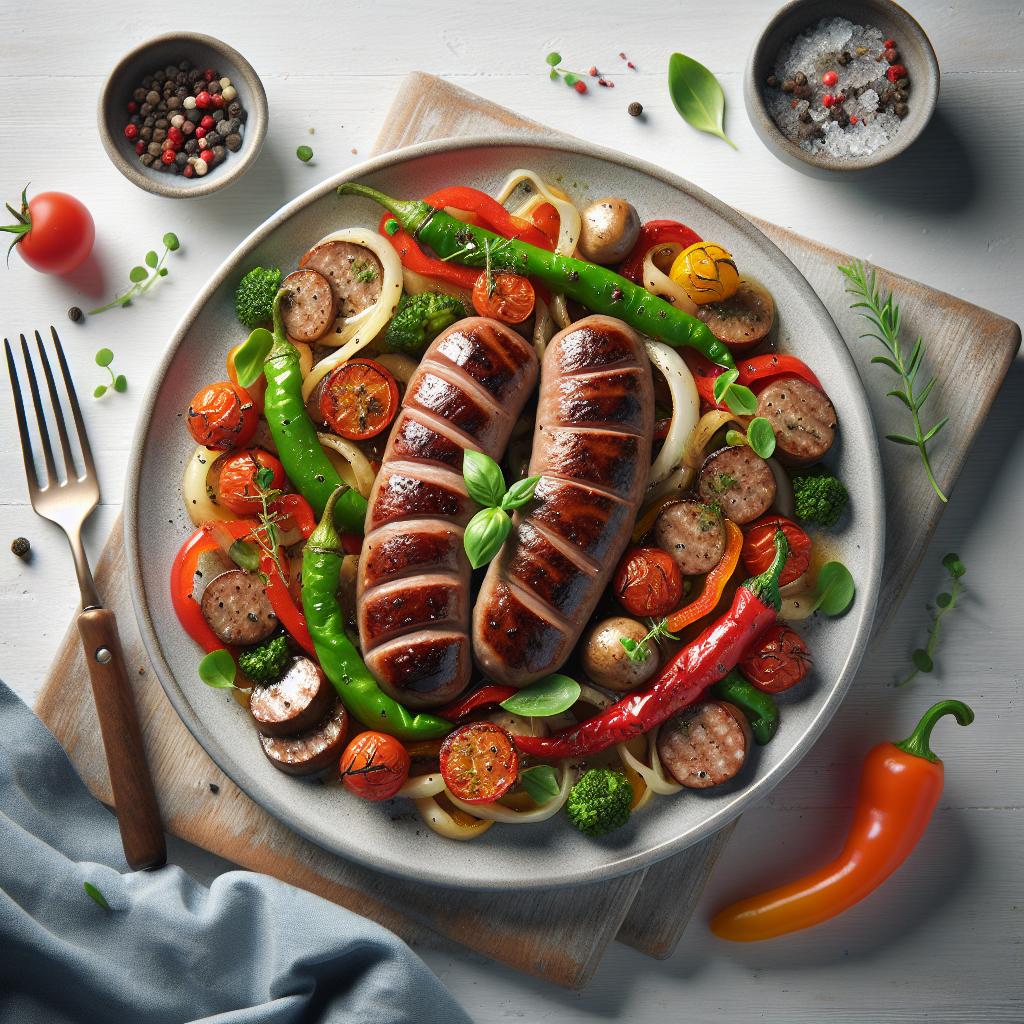 Savor the Flavor: Italian Beef Sausage and Peppers Delight