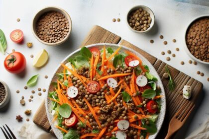 Bright and Nutritious: Lentil and Carrot Salad Fusion