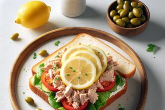 Zesty Tuna and Lemon Sandwich: A Refreshing Flavor Twist