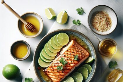 Zesty Baked Salmon with Honey and Lime: A Flavorful Twist