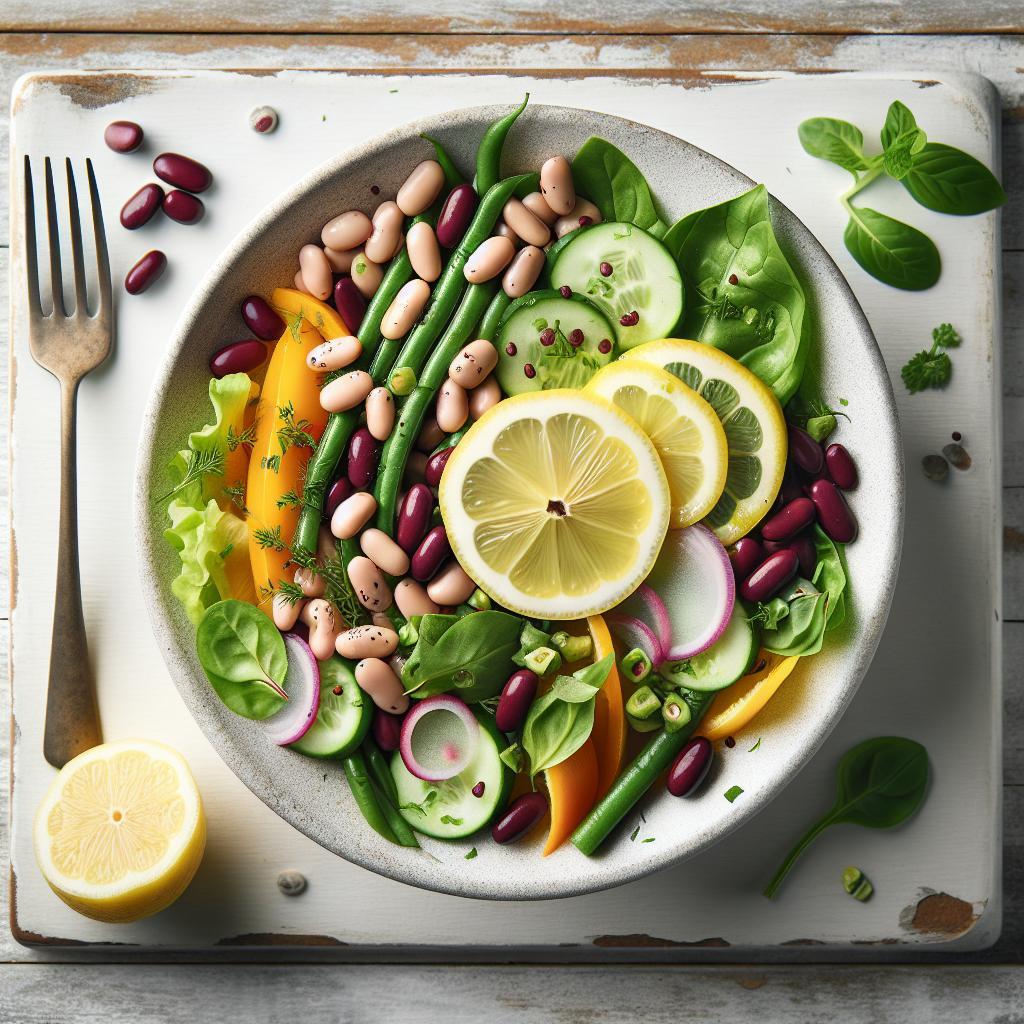 Zesty Bean and Lemon Salad: A Fresh Twist on Nutrition