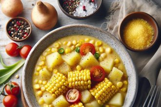 Hearty Corn Chowder with Potatoes: A Comforting Classic