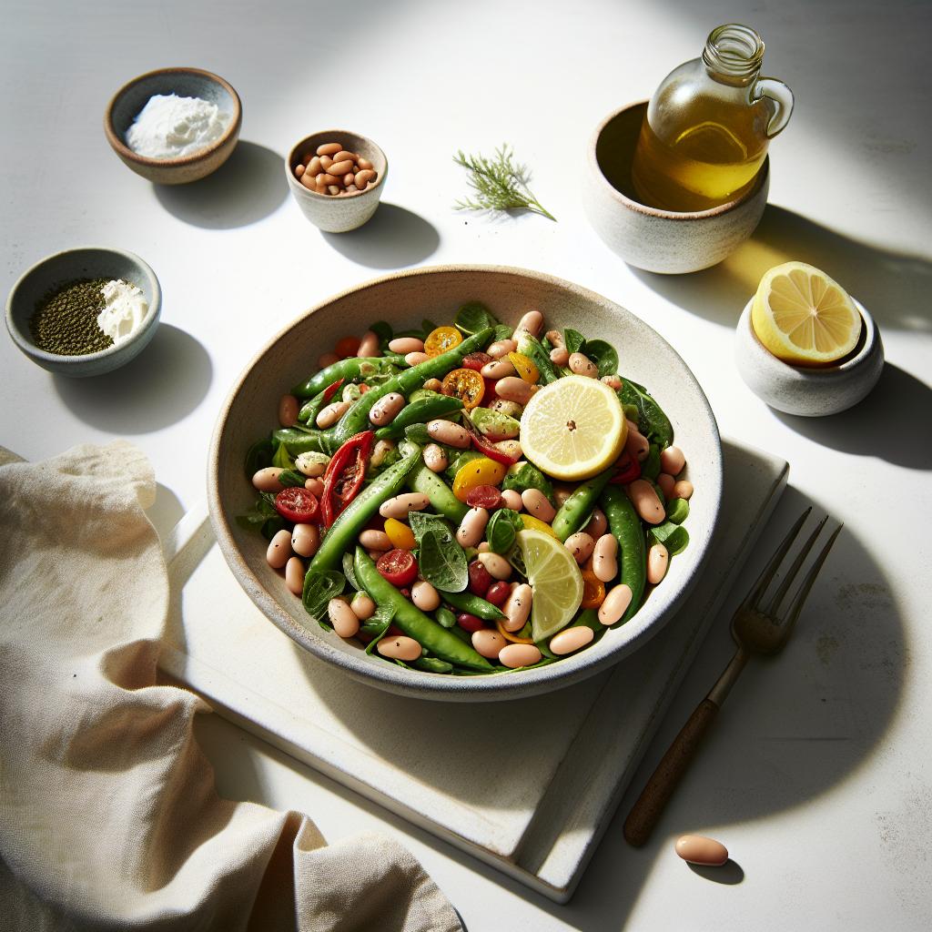 Zesty Bean and Lemon Salad: A Fresh Twist on Nutrition