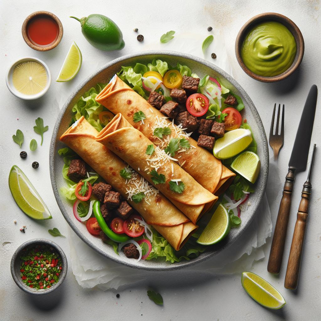 Crispy Beef Flautas: A Flavorful Twist on a Classic Treat